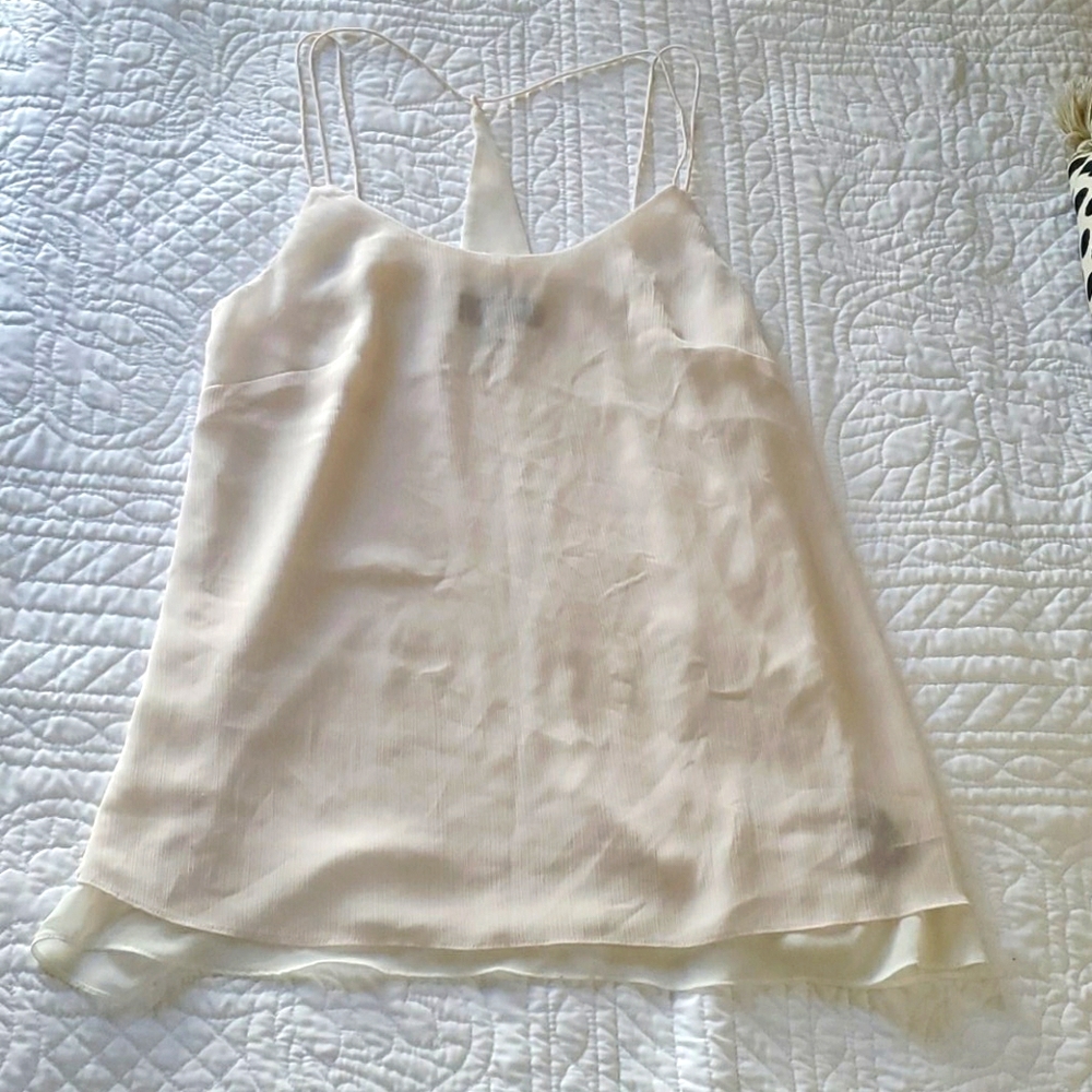Strappy Layered Cami Blouse